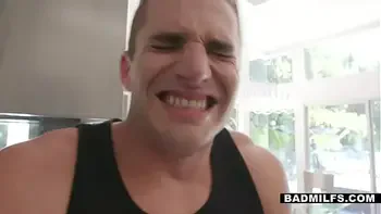 MILF StepMom Becky Bandini And Teen Stepdaughter Help Stepson With Blue Balls POV