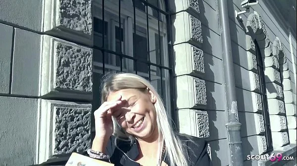 GERMAN SCOUT - BIG NATURAL TITS SECRETARY TEEN FUCK AT PICKUP CASTING