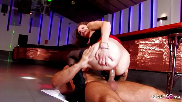 Skinny Mature Sophie seduce to Cheating Anal Sex at the Bar