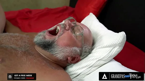 GrandpasFuckTeens - Hot Teen Takes Care Of An Old Cock By Sucking It And Taking It In Her Pussy