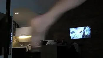 I slap her red big lips on my big meat cock