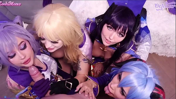 Genshin Impact girls group sex