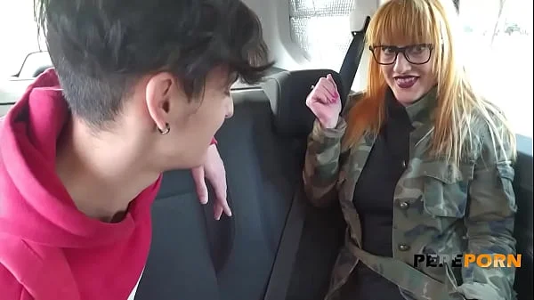 Lydia Milf gets horny by young guys: I'm in love with  young and big cocks!