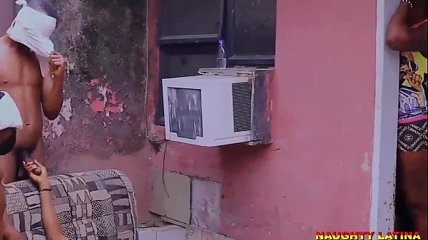 AFRICAN PASTOR'S DAUGHTER RIDING TWO CHURCH MEMBERS AFTER EVANGELISM