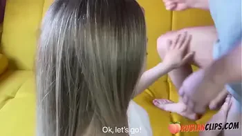 Spotted Super Horny Blonde Alexa Mills Outdoor