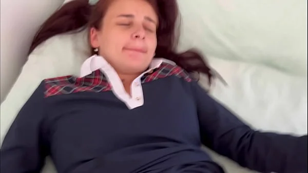 a pregnant stepdaughter is fucked by her stepfather and she squirts from his cock