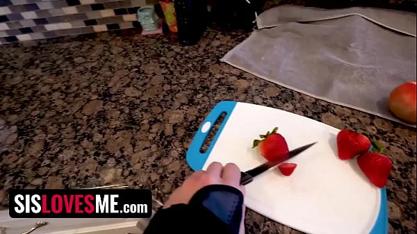 StepSister Laney Grey With Juicy Tits Can Barely Take Her StepBrother's Fat Cock - SisLovesMe