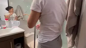 A hot bath with the cleaning lady of my house