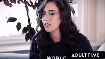 ADULT TIME - Lana Rhoades Lets Hot Lesbian Director April O'Neil Ride Her Face!