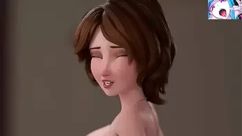 Aunt Cass x Hiro on Big Dick No. 6 Inches. 3D Porn  uncensored.