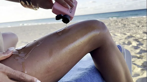 Monika Fox Solo Masturbation With Squirt And Prolapse On Beach