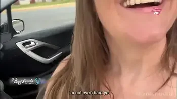 Thay Ksada very naughty wife having sex on the street with passing cars, with english subtitles