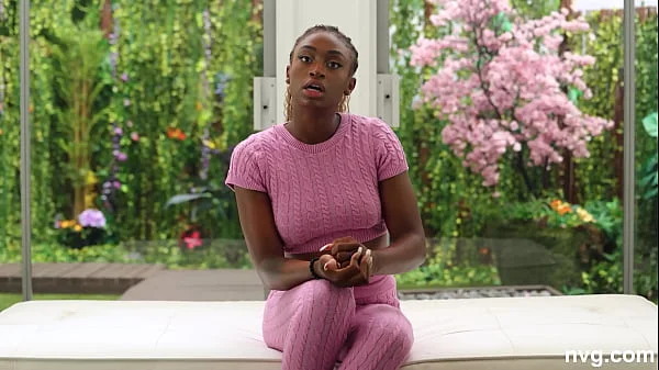 Gorgeous confident black girl goes for what she wants