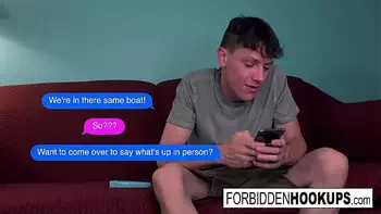 Busty brunette gets fucked by her step-brother