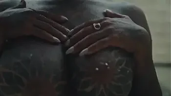 SANKTOR - INKED JAPANESE MILF WITH HUGE TITS MASTURBATES