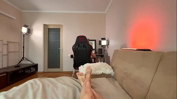 I saw my boyfriend masturbating and took matters into my own hands. The full video is available in my XVIDEO RED.