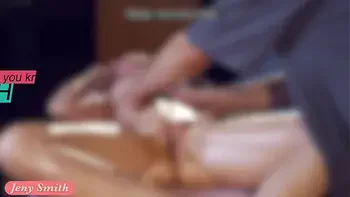 Lucky guy. Jeny Smiths fan gave her an erotic massage