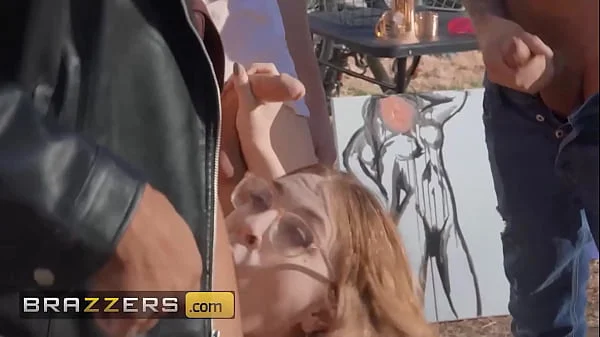 Angel Youngs Opens Her Yard Sale For Everyone & As Well As Her Mouth For Everyone To Put Their Dick In It - BRAZZERS