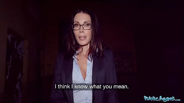 Public Agent Big tits MILF teacher gives big dick deepthroat pov blowjob