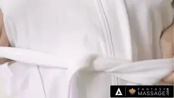 FANTASY MASSAGE - Horny Girl April Flores Gets Her Face And Pussy Fucked By Her Masseur