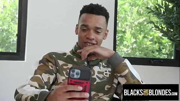 Big Tit MILF Swipes Right on a DP & Anal Creampie from 2 BBCs - BlacksOnBlondes