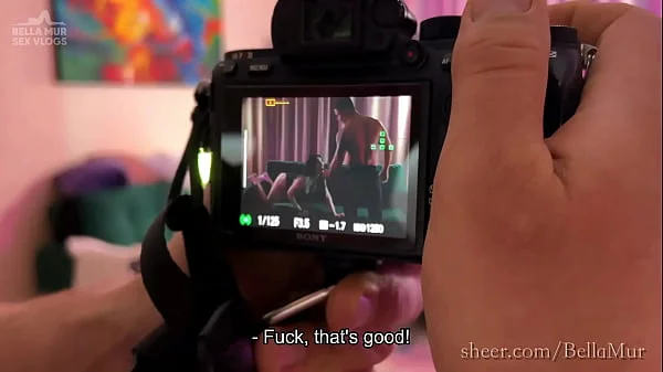 Sex Vlog - My first double penetration in years! Behind the scenes of porn creating - by Bella Mur