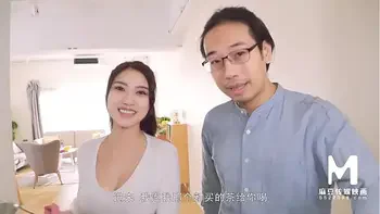 ModelMedia Asia - I went to my step brother's house for dinner and fucked his wife