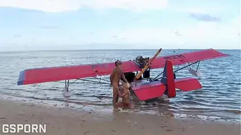 Classic porn with sexy big tits blonde fucked in her ass