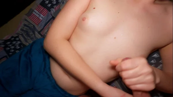 Stepbrother, Fuck my tiny tits, please!