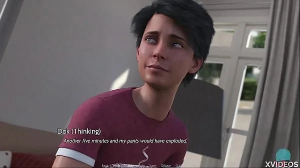 THE GOLDEN BOY #53 • Sniffing her panties and staring at her giant tits