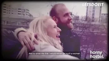 My StepSis Angel Wicky Gets Fucked Deep By Two Guys In MMF Threesome - HORNY HOSTEL