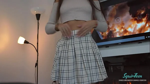 Extra small stepsister gets fucked hard to go for a walk