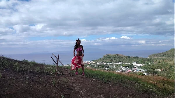 Sex with old hairy monster cock perv in the ocean and on the mountain