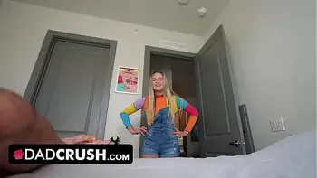 StepDaughter Tells Stepdad She Wants To Give Him A Handjob But He Acts Like He Doesn’t Want It