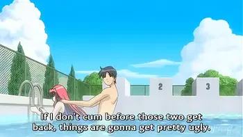 Step Sister Asks For Sex in the Pool - Hentai uncensored [Subtitled]