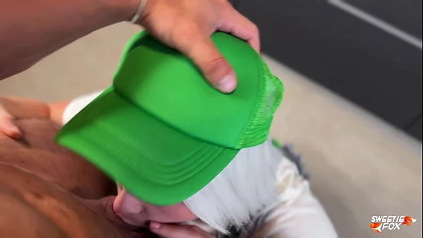 Blonde Barista in Shorts Offered to Rough Fuck Her Hot Holes Instead of Coffee POV