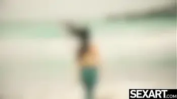 Stunning Latina model fucks herself to orgasm with a huge dildo