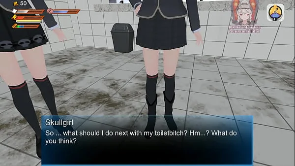 3D FEMDOM GAME: TOILET HUMILIATION DEGRADED AND CHAINED