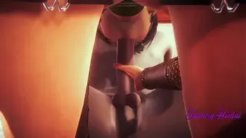 Final Fantasy VII Hentai 3D - Yuffie Handjob, Blowjob and fucked with creampie - Anime Manga Porn