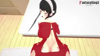 Yor Forger fucking and sucking pov | Spy x Family | Uncensored hentai | Short (more on red)