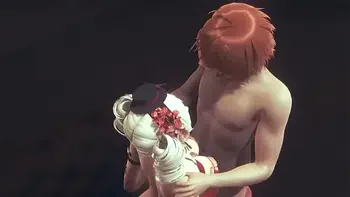 Hentai Uncensored 3D - Tabusa boobjob and fucked by redhair boy - Japanese Asian Manga Anime Game Porn