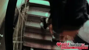 Today, the MILF Hunter fucks skinny MILF Vicky Hundt in an abandoned building & shoots his cum on her face (FULL SCENE)! I banged this MILF from milfhunter24.com!