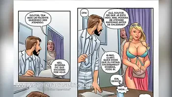 História em Quadrinho Pornô (Cartoon HQ) - Exame Médico no Clube - As Patricinhas - Câmera Caseira