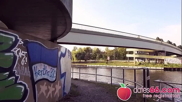 BIG GERMAN girl AnastasiaXXX gets some stranger's DICK in her CUNT right next to the autobahn! (ENGLISH) Dates66.com