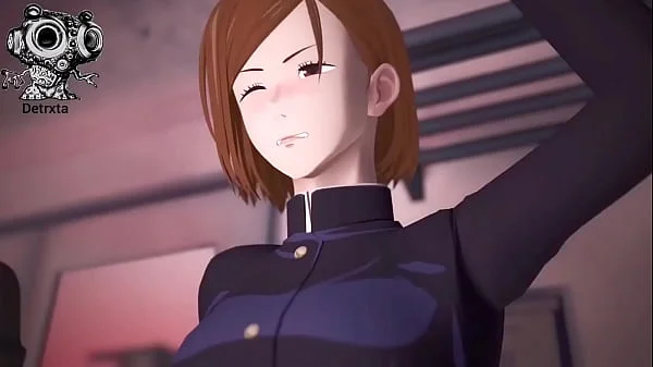 Jujutsu kaisen nobara aprendiendo las contuves