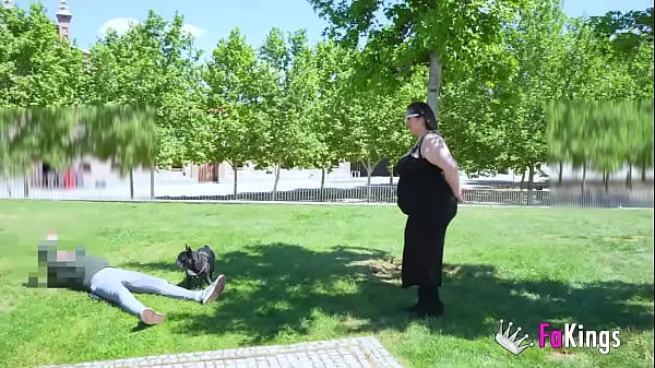 Ultimate BIG TITS poll: BBW MILF Mae Quira questions randoms at the street