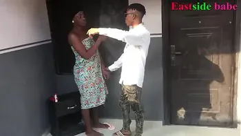 I will support you for your needs don't mind your husband let's fucked here in this uncompleted building