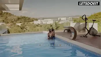 Julia De Lucia and Stacy Cruz Steamy Threeway By The Pool - WHITEBOXXX