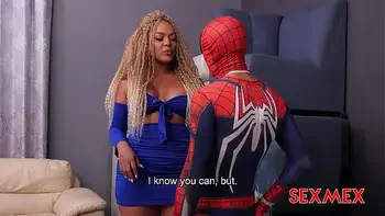 SEXMEX - PUNISHED BY SPIDERMAN . CARLA MORELLI