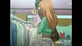 Hentai - Fucking my Step Mom in the Store Fitting Room [Uncensored] [Subtitled]